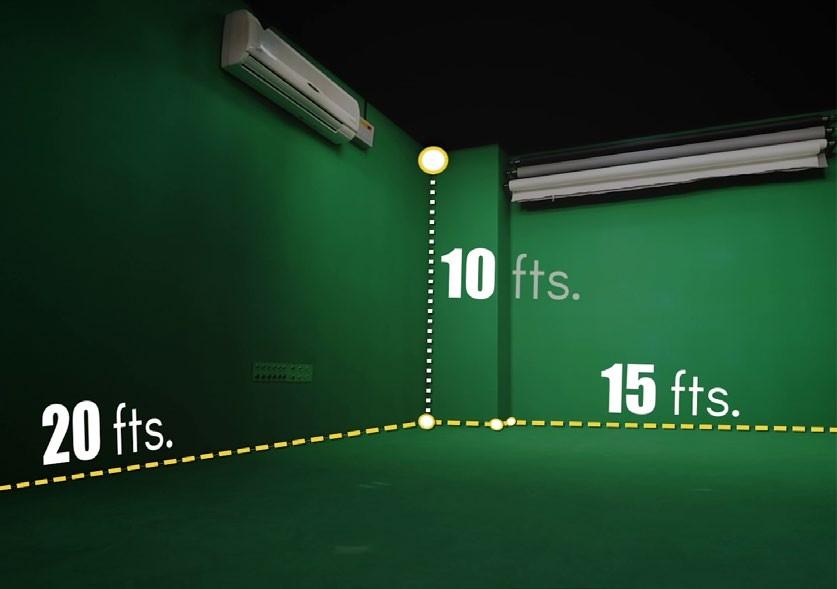 Content Studio green screen production — multi-camera chroma setup, Gurugram